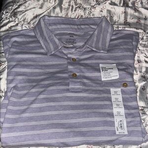 Sonoma Men's Polo - Lavender Stripes